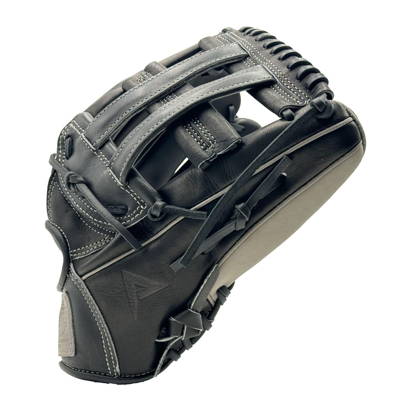Anarchy Kip Leather Premium Softball Fielding Glove – AFG009 (Black/Grey)