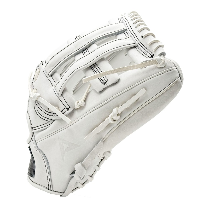 Anarchy Kip Leather Premium Softball Fielding Glove – AFG011 (Whiteout)