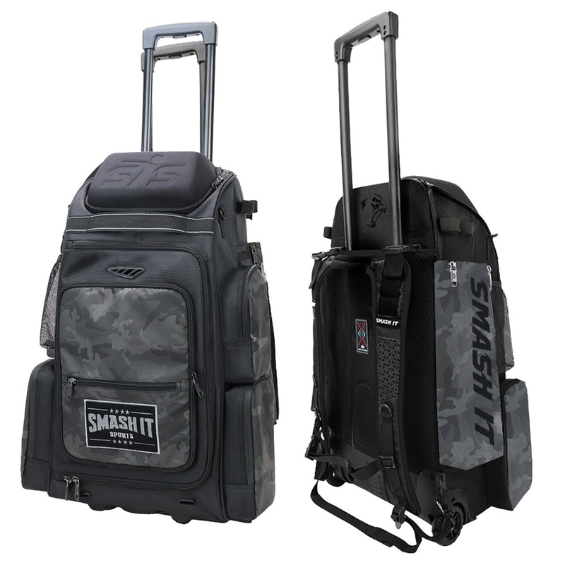 2025 Smash Ops Lil Guerrilla Hybrid Roller/Bat Pack Bag – Black Camo