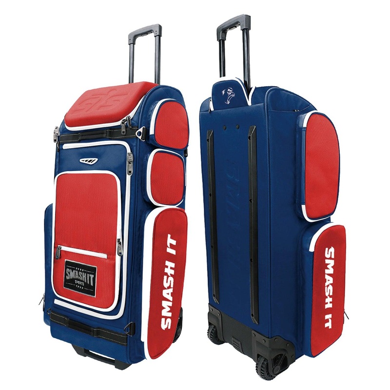 2025 Smash Ops Guerrilla V4 Roller Bag – Red/Navy