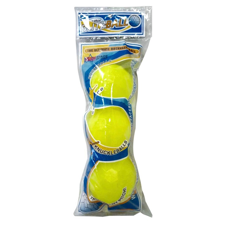 Kunststof Honkbal Blitzball Curve – Set van drie stuks