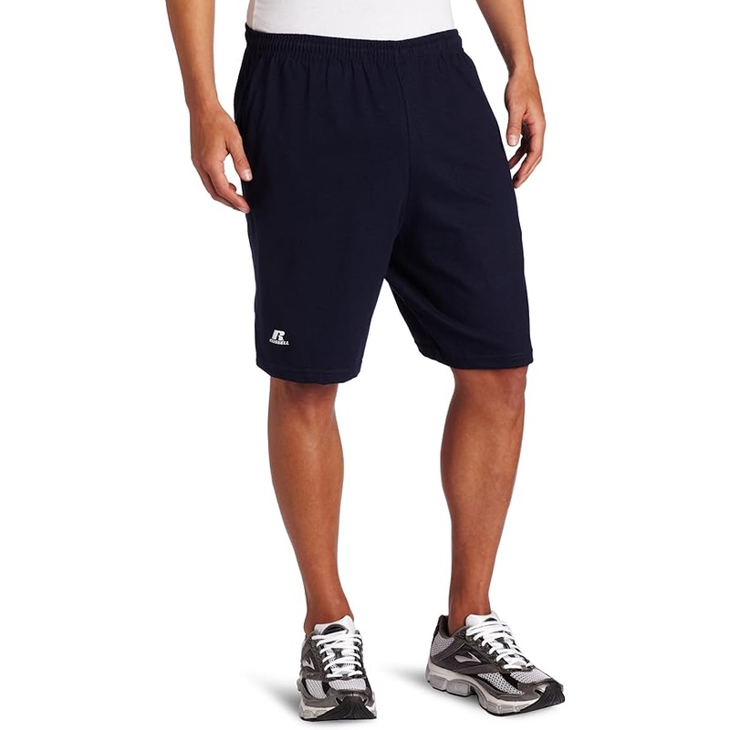 Russell Athletic Mens Cotton Short With Pockets – Navy Blauw