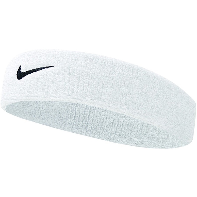 Nike Hoofdband|Wit|Zwart|One Size
