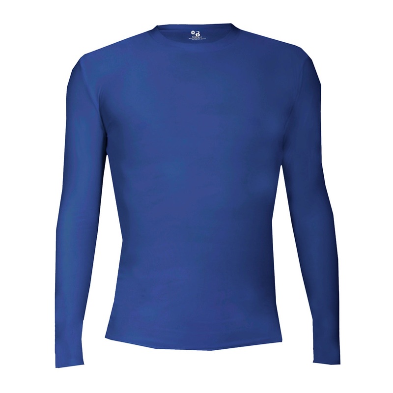 Shirt Met Lange Mouwen Pro Compression – Kobalt Blauw – Jeugd
