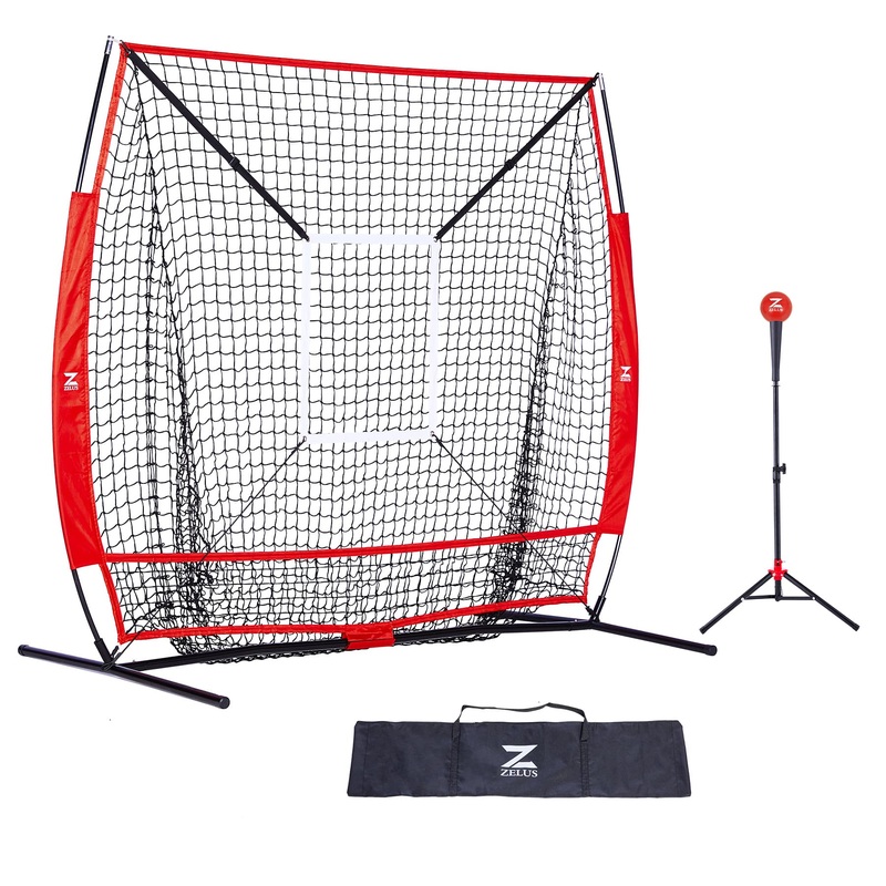 Baseball Net 5x5ft Baseball Hitting Net with 1 Baseballs & Batting Tee