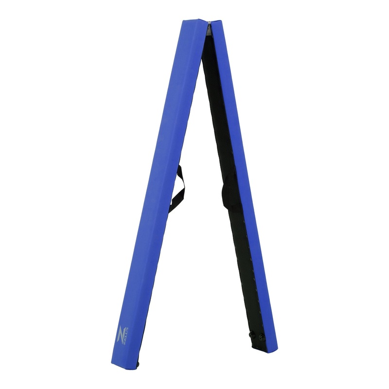 Blue Foldable 8ft Gymnastics Balance Beam for Kids-Blue