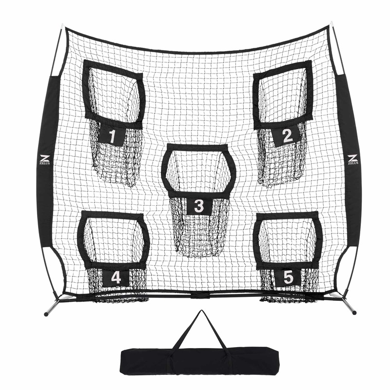 Rugby Throwing Net 7×7 ft Football Throwing Net- Black