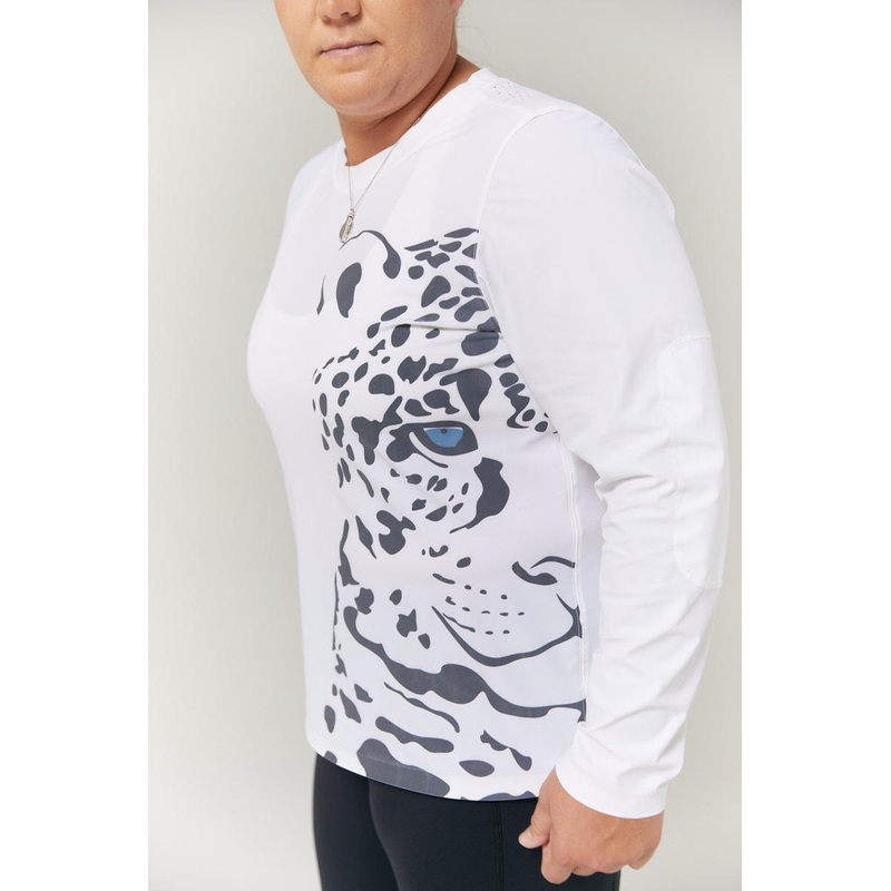 Women’s Long Sleeve Training Top – Leopard Cast