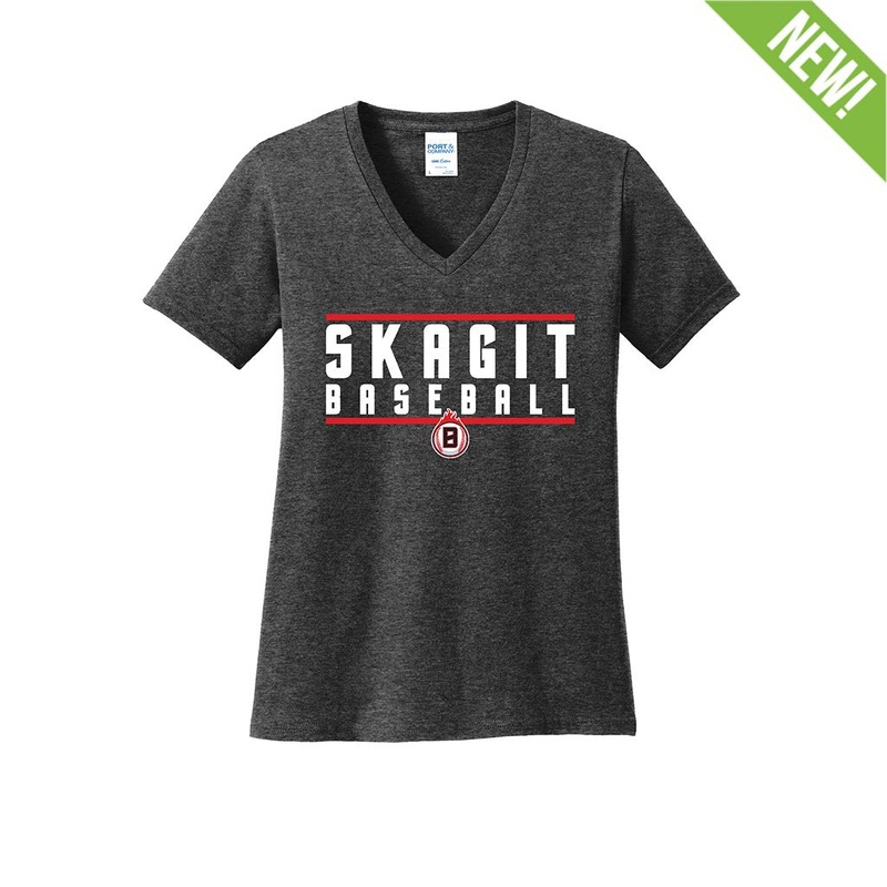 8106 Port Neck V-Neck Short Sleeve Tee WOMENS
