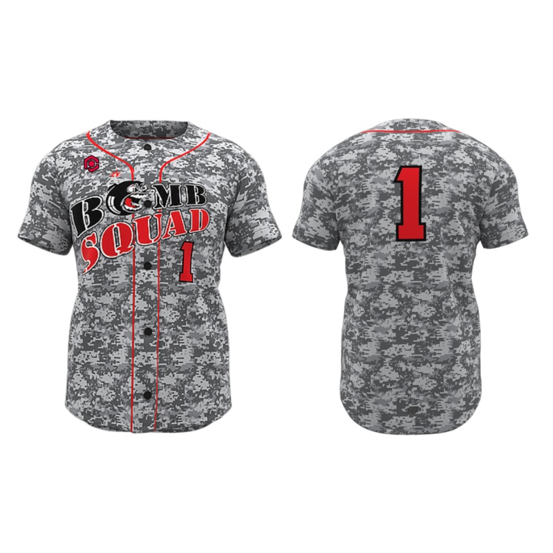 DIAMOND FLEX FULL-BUTTON BASEBALL JERSEY