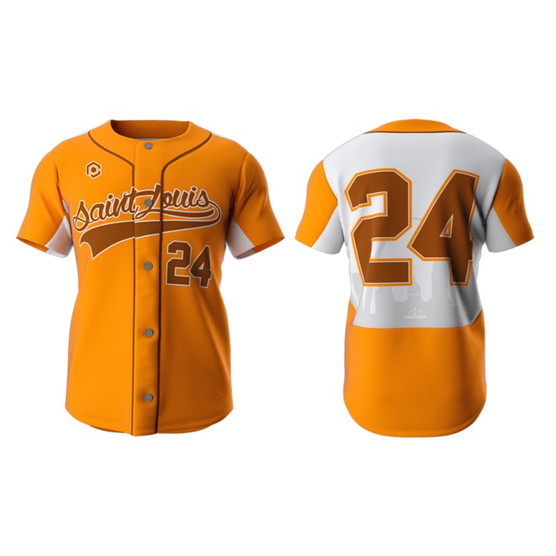 ELITECOMMAND FULL-BUTTON BASEBALL JERSEY