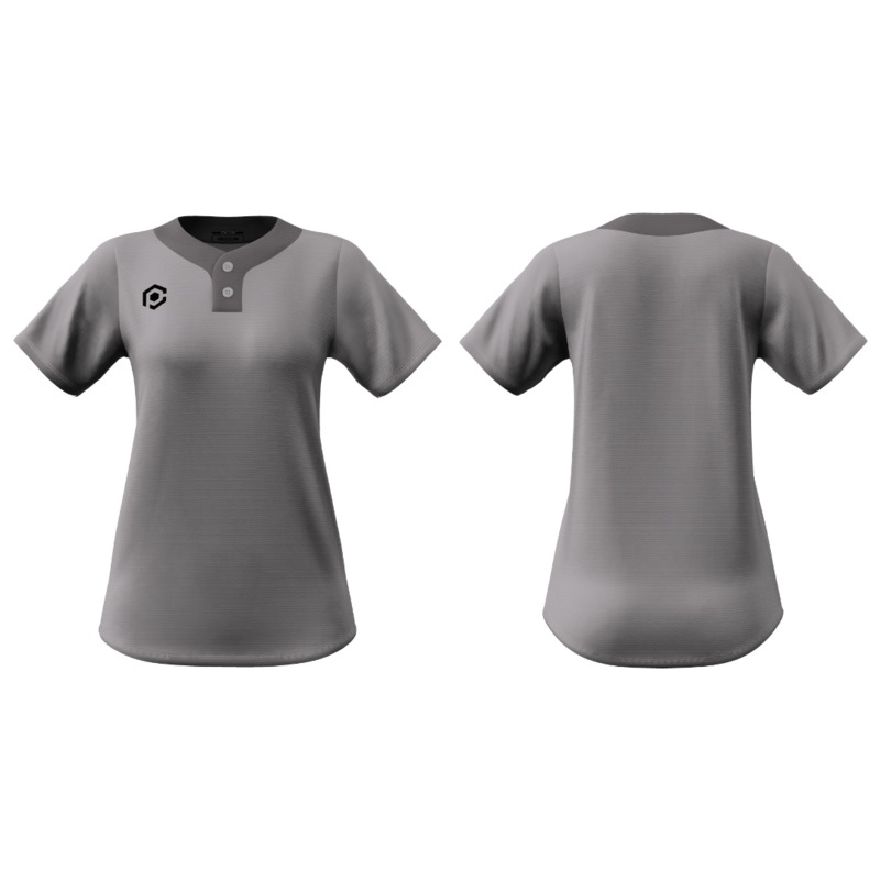 RALLY PRO SHORT SLEEVE 2-BUTTON SOFTBALL JERSEY