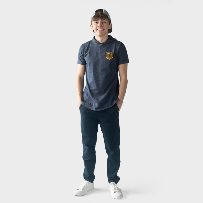 Anthem Short Sleeve Hoodie|Adult XL|Adult Large|Adult Medium|Adult Small|Youth Large|Youth Medium