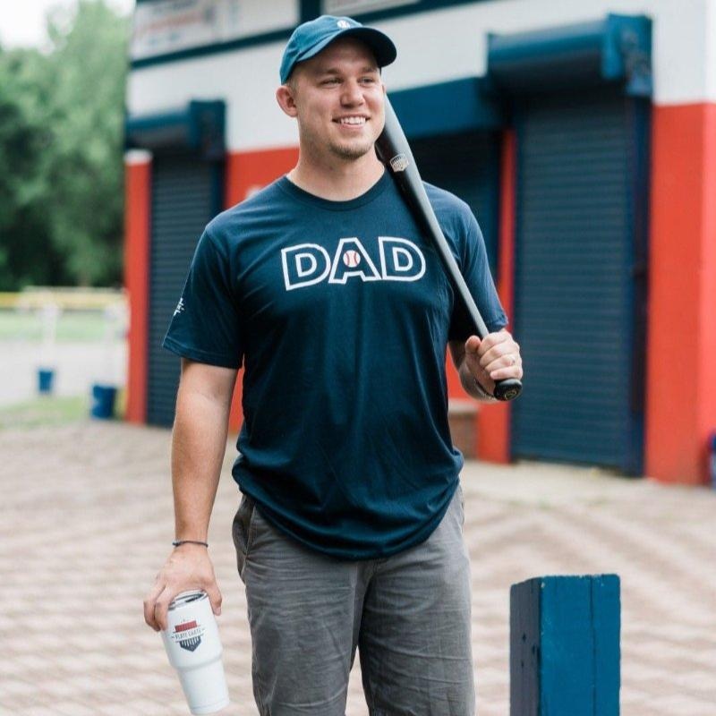 Baseball Dad T-shirt|Adult Small|Adult Medium|Adult Large|Adult X-Large