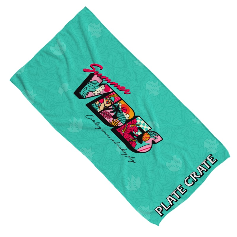 Summer Vibes Beach Towel