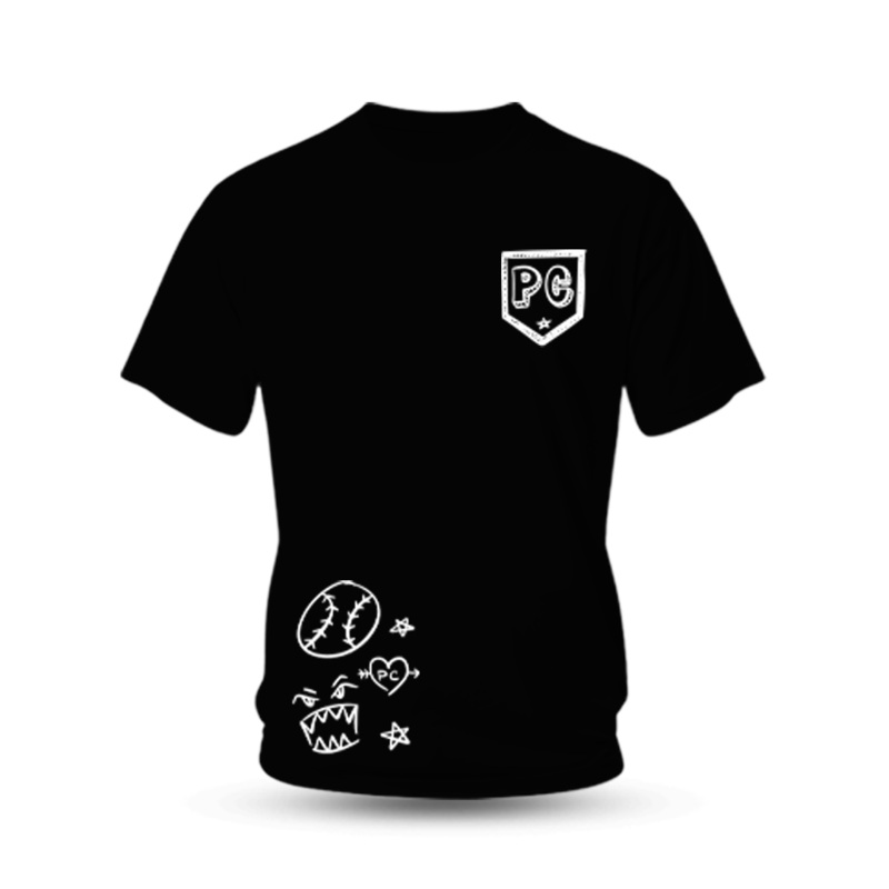 Black Doodle T-Shirt|Youth Small|Youth Medium|Youth Large|Youth XL|Adult Small|Adult Medium|Adult Large|Adult XL|Adult XXL