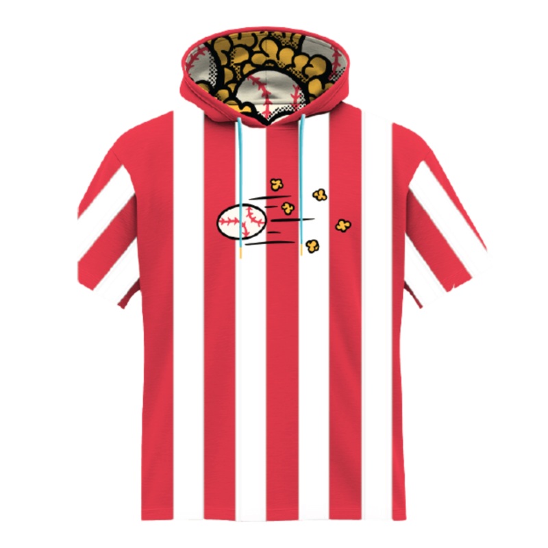 Popcorn Striped Shoodie|Youth Small|Youth Medium|Youth Large|Youth XL|Adult Small|Adult Medium|Adult Large|Adult XL|Adult XXL