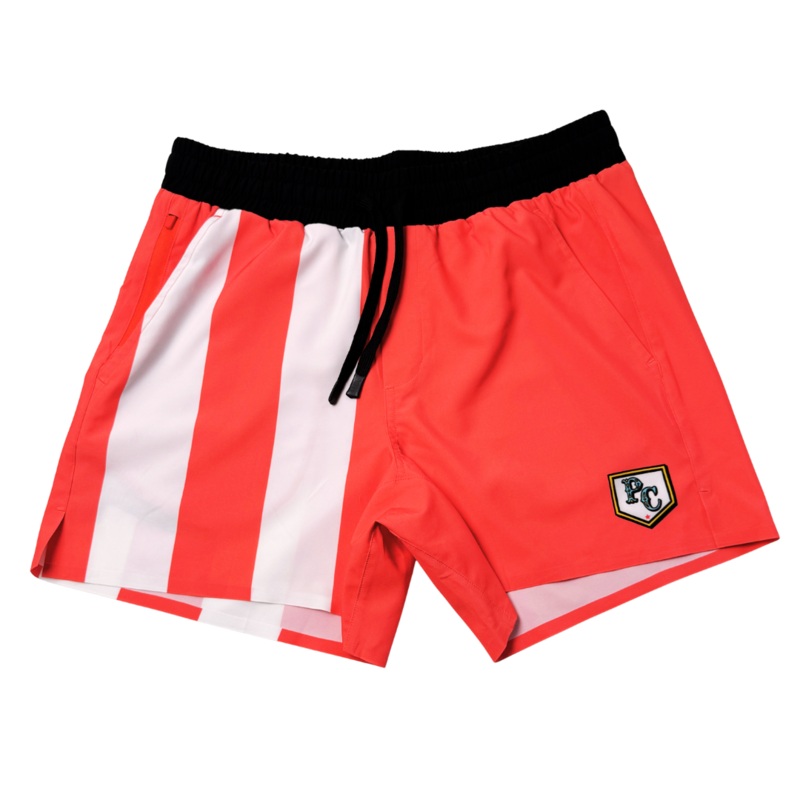 Red Striped Shorts|Youth Small|Youth Medium|Youth Large|Youth XL|Adult Small|Adult Medium|Adult Large|Adult XL|Adult XXL