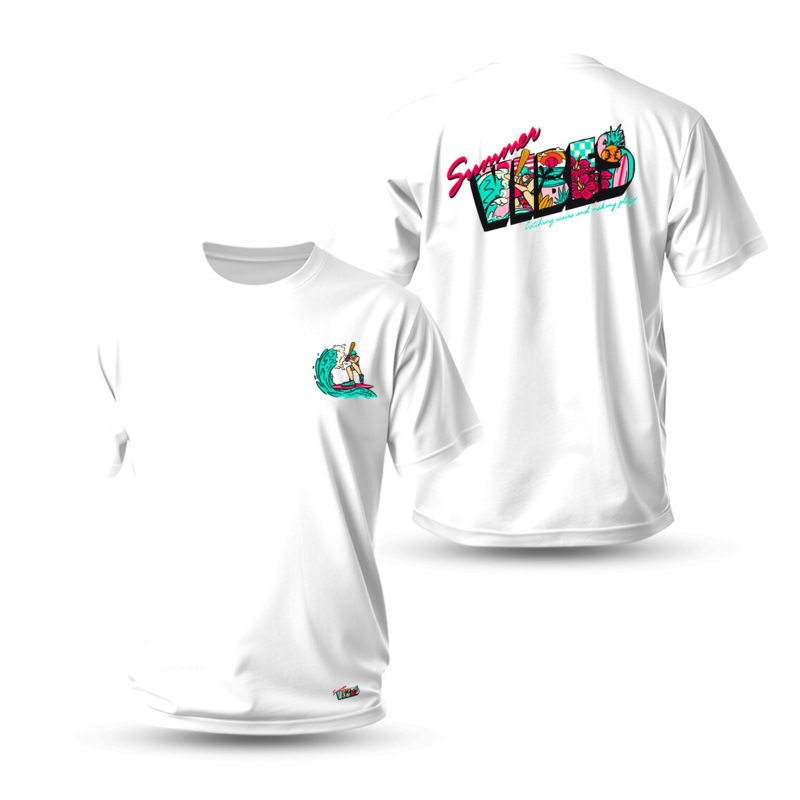 Summer Vibes White Tee|Youth Small|Youth Medium|Youth Large|Youth XL|Adult Small|Adult Medium|Adult Large|Adult XL|Adult XXL