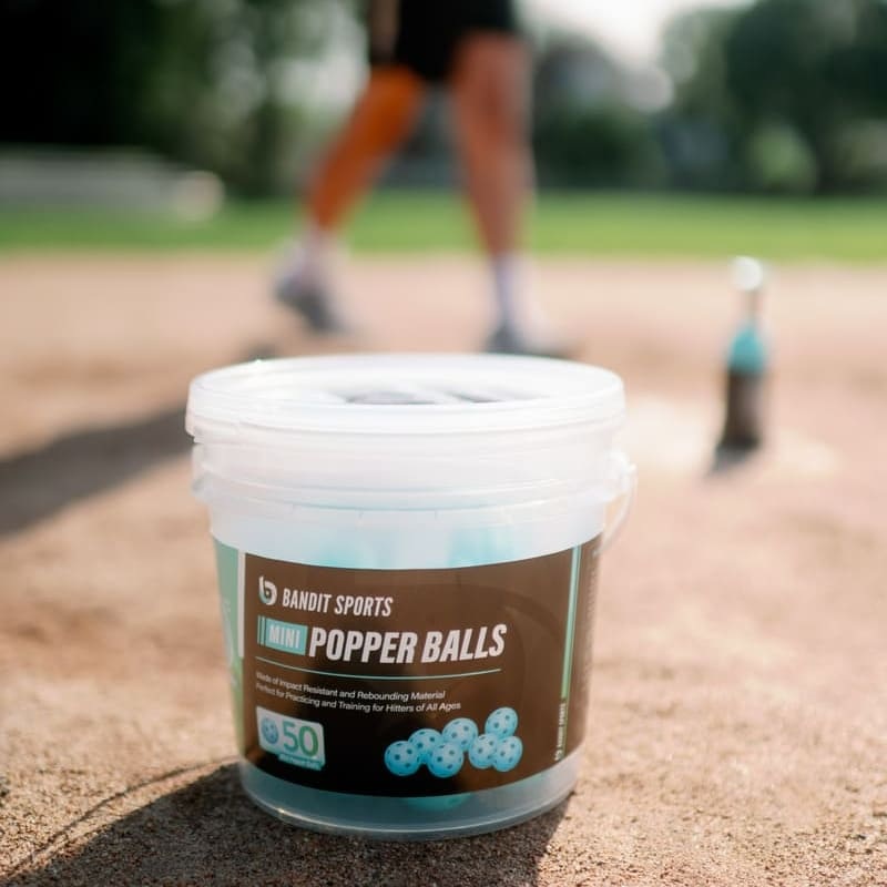 Mini Popper Balls Bucket – 50 Balls