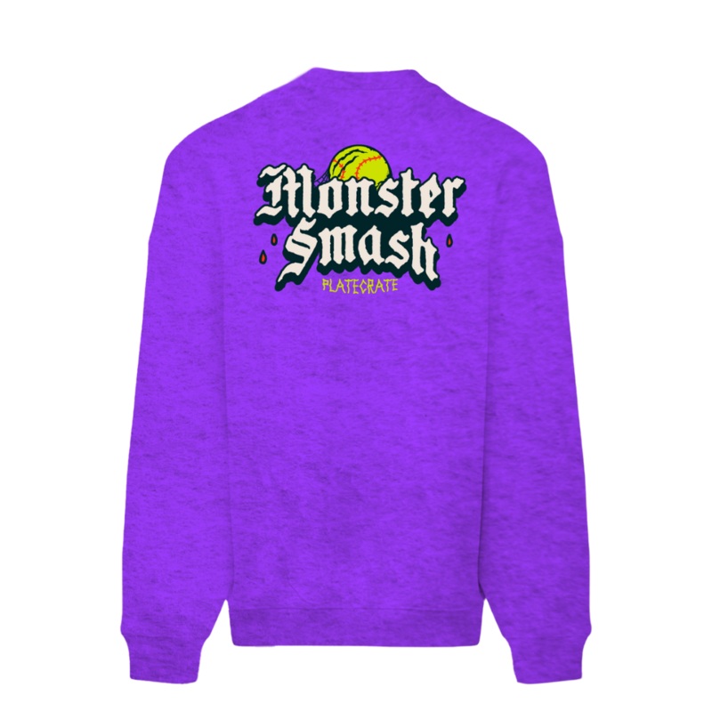 Monster Smash Crewneck|Youth Small|Youth Medium|Youth Large|Youth XL|Adult Small|Adult Medium|Adult Large|Adult XL|Adult XXL