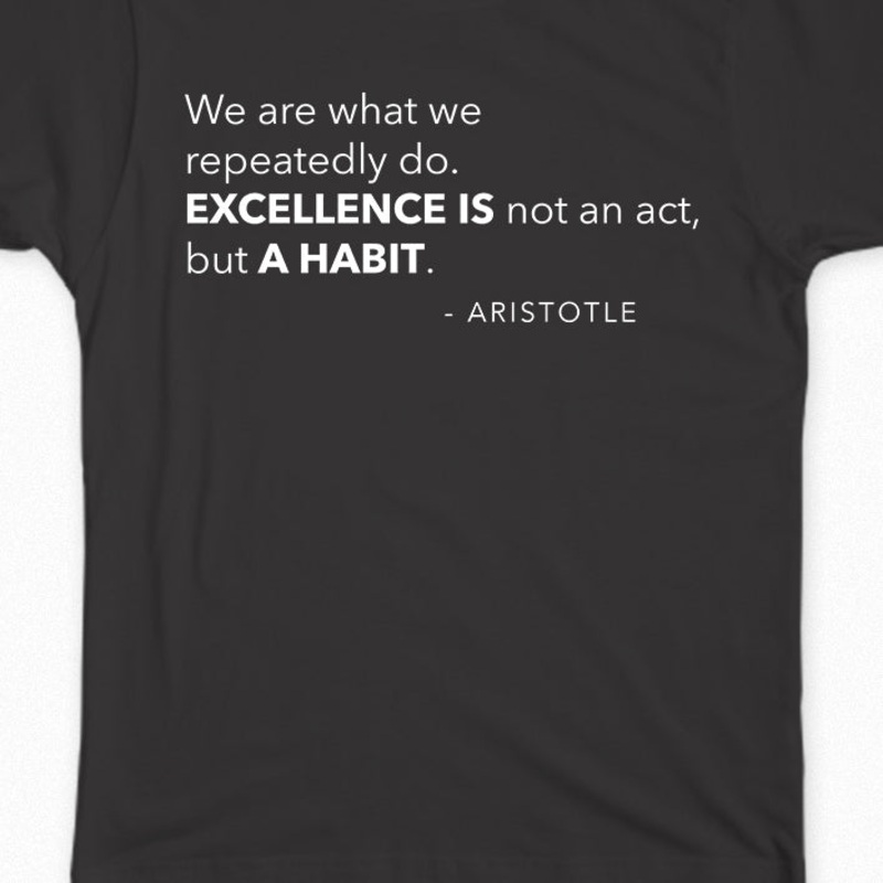 MaxBP Winter 2019/20 T-Shirt: Excellence is a Habit – 50% OFF – (SOLD OUT)
