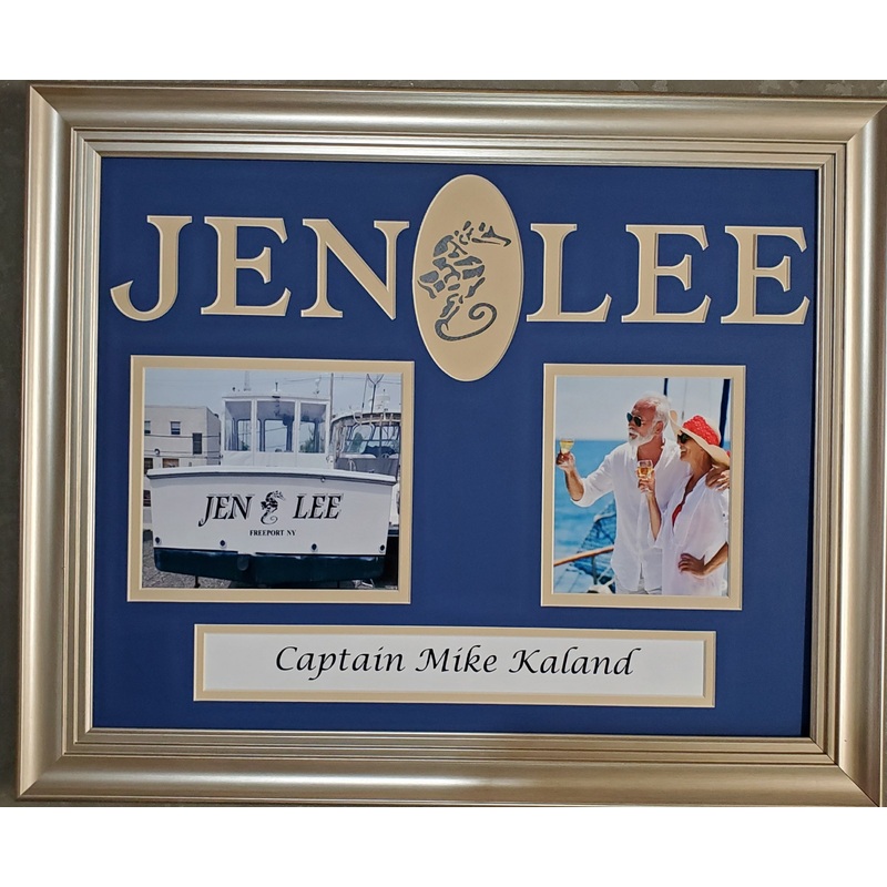 Custom Maritime Showcase with Artwork