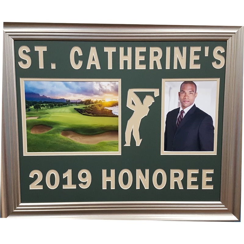Customized Award for Golf Outing Honoree