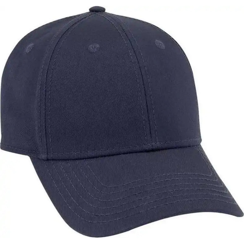 OTTO 19-1203 Superior Cotton Twill 6 Panel Low Profile Baseball Cap – Navy