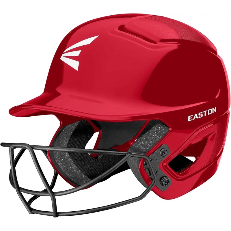 Easton Alpha 3.0 Solid Helmet with Softball Facemask ALPBSB3 – Red