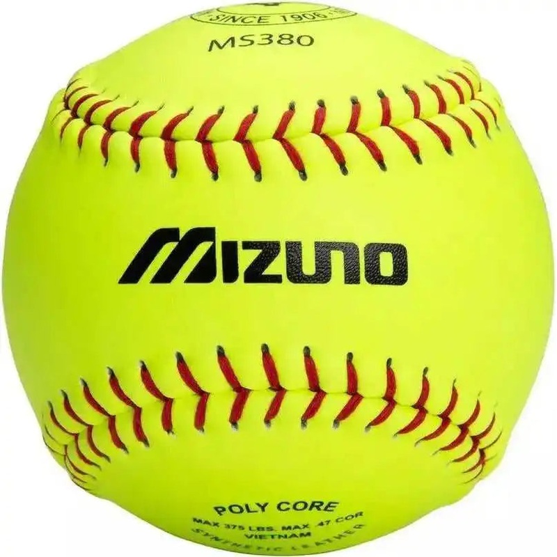 Mizuno MS380 Fastpitch Softball 12 (1 dozen) – Yellow