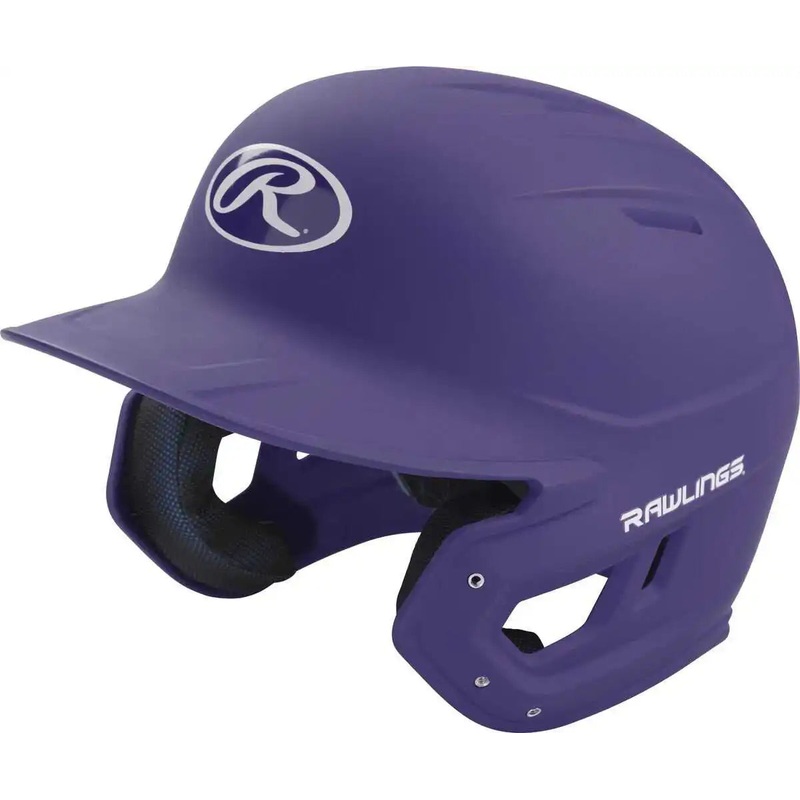 Rawlings Mach Matte Color Batting Helmet – Purple