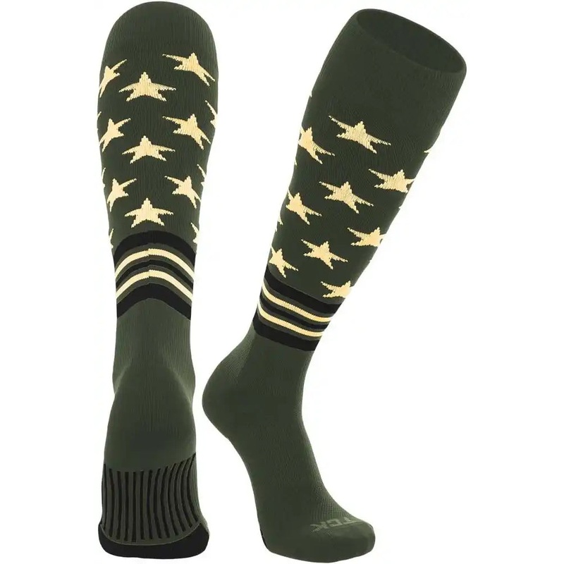 TCK USA Freedom Knee High Socks – Military Green