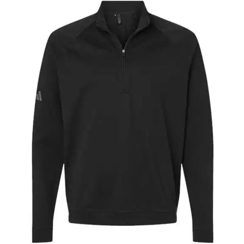 Adidas A598 Club Quarter-Zip Pullover – Black
