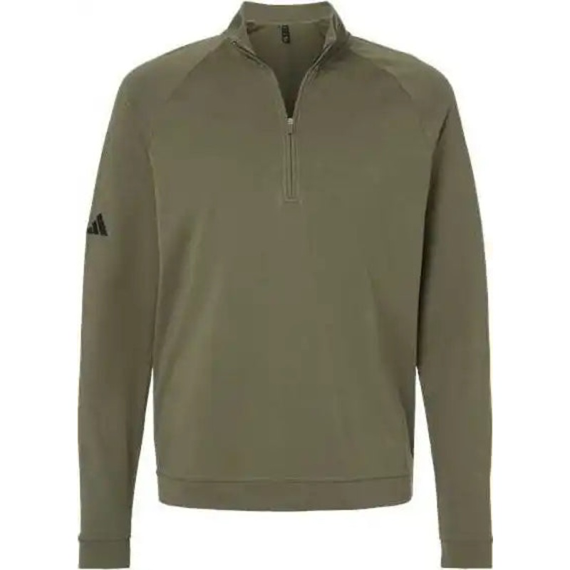 Adidas A598 Club Quarter-Zip Pullover – Olive Strata