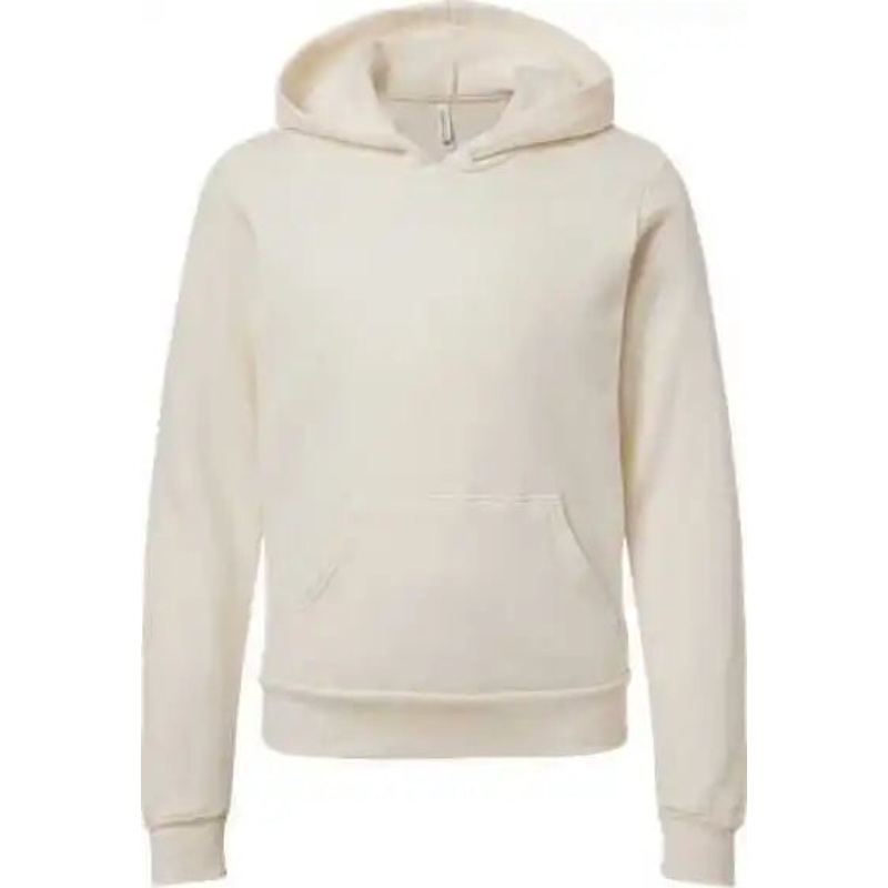 Bella + Canvas 3719Y Youth Sponge Fleece Hoodie – Natural