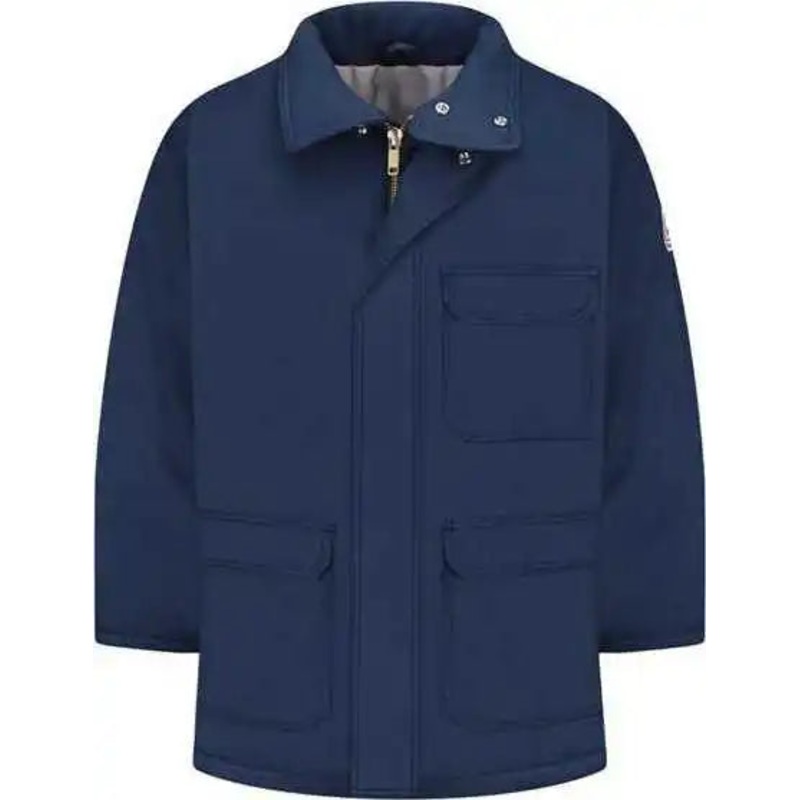 Bulwark JLP8L Deluxe Parka – EXCEL FR ComforTouch – Long Sizes – Navy