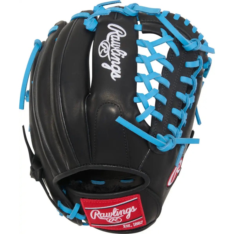 Rawlings R9 Contour 11.50 Infield Glove R9115U-4BCB – Black Columbia Blue