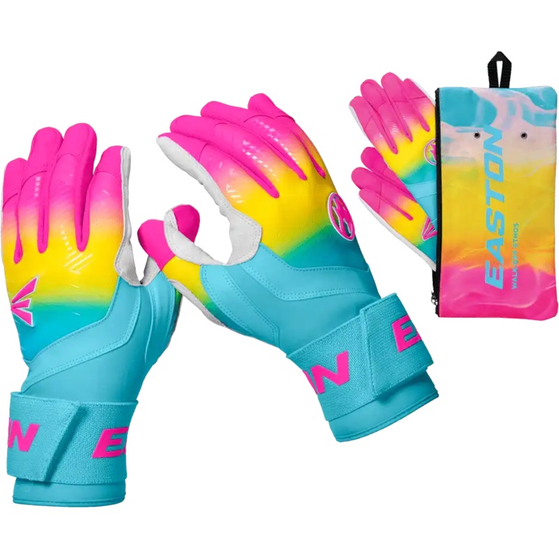 Easton Walk Off Ethos Locked-In Hype Fire Youth Batting Gloves WO25LIYBG – Fire