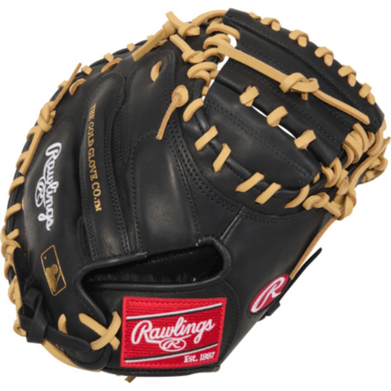 Rawlings R9 Series Contour Fit 32.00 Youth Catcher’s Mitt R9CMU-23BC – Black Camel