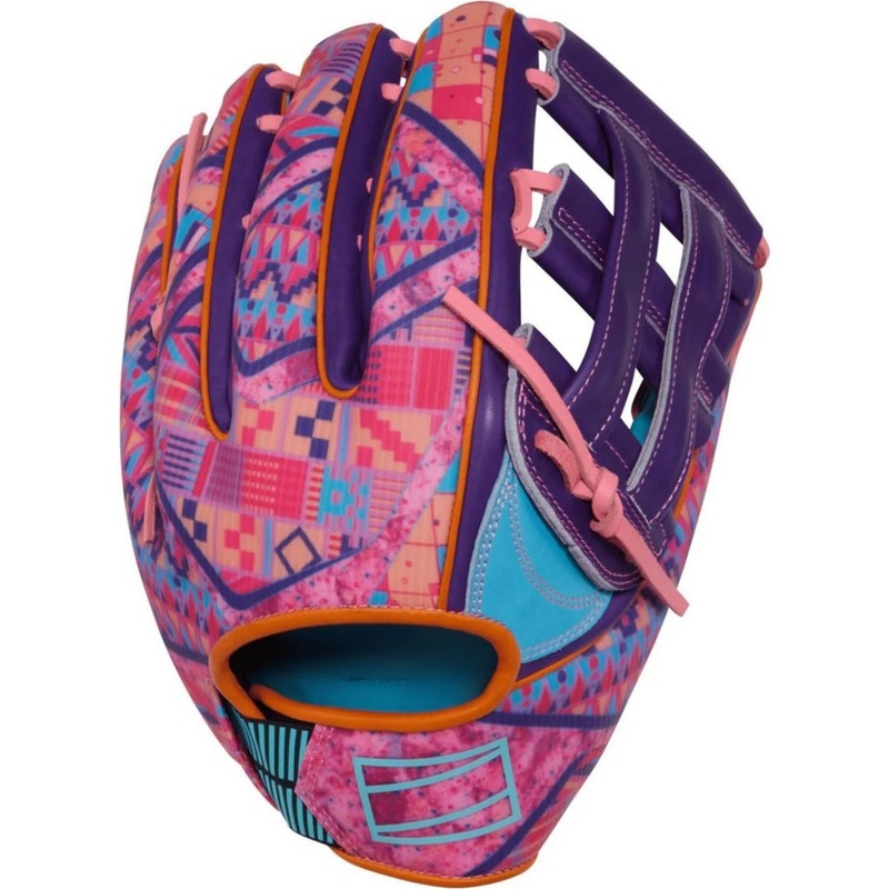 Rawlings REV1X 12.75 Outfield Baseball Glove REV3039-6CBPU – Purple Columbia Blue