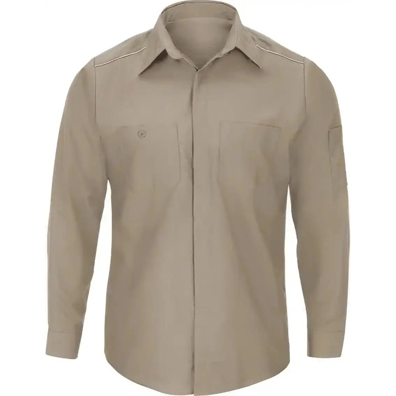 Red Kap SP3AL Pro Airflow Long Sleeve Work Shirt – Long Sizes – Khaki