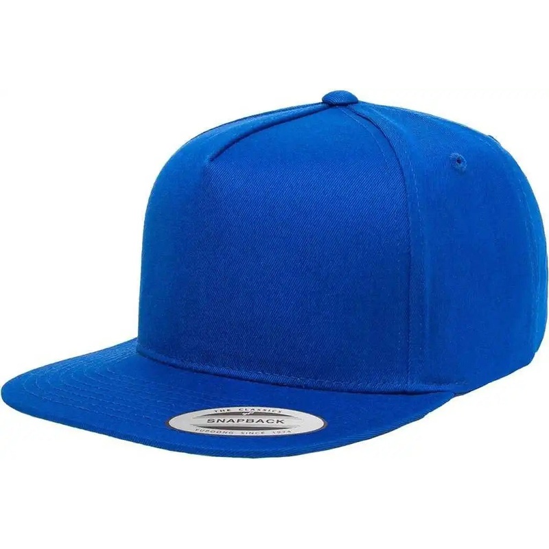 Yupoong 6007 Classics 5-Panel Cotton Twill Snapback Cap – Royal
