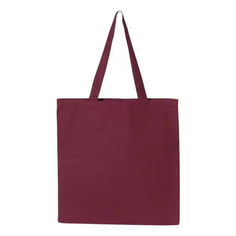 Q-Tees Q800 Promotional Tote – Maroon