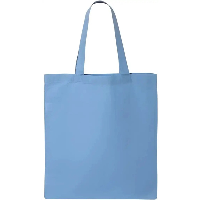 Q-Tees QTB Economical Tote – Carolina Blue