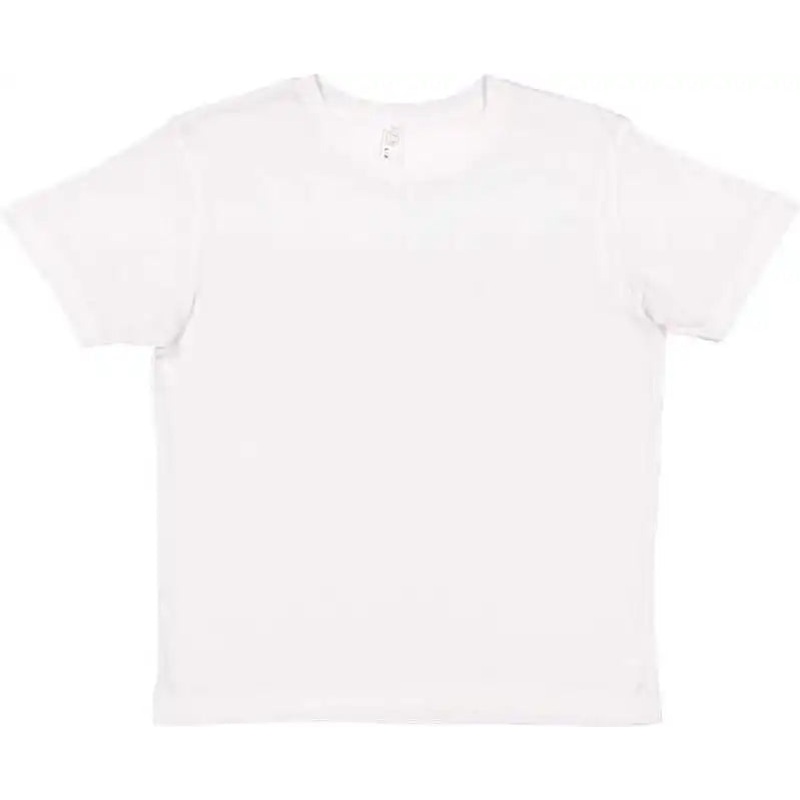 Lat 6101 Youth Fine Jersey Tee – Blended White