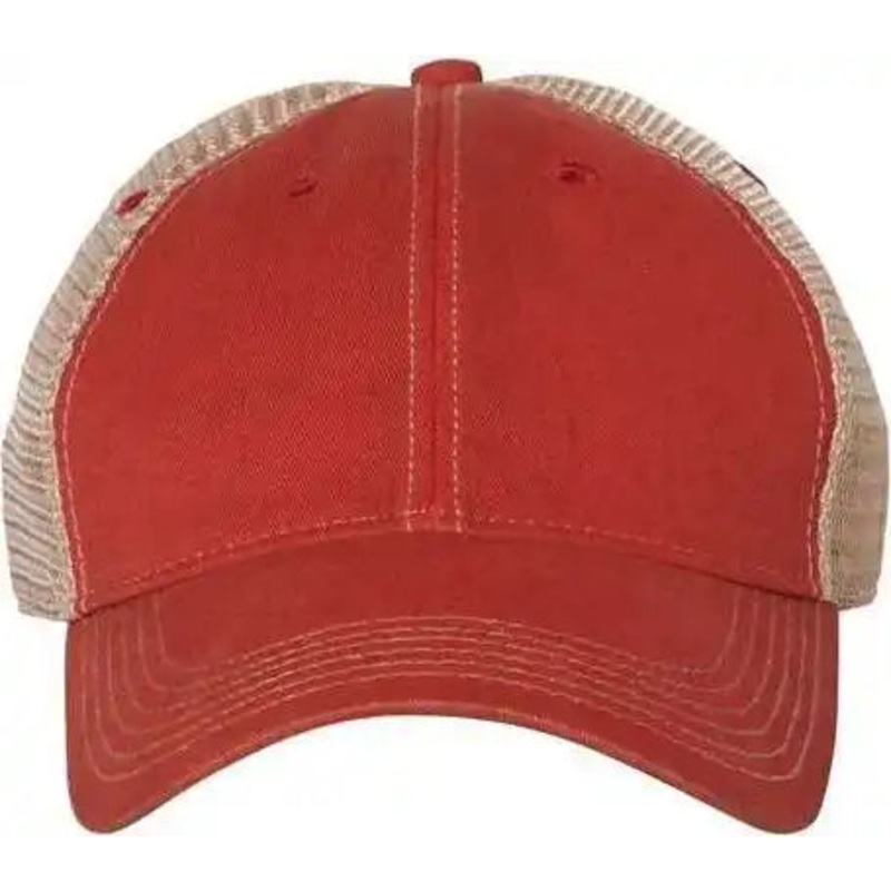 Legacy OFA Old Favorite Trucker Cap – Scarlet Red Khaki