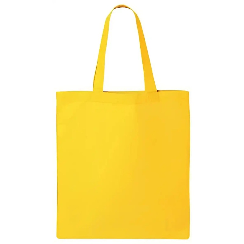 Q-Tees QTB Economical Tote – Yellow
