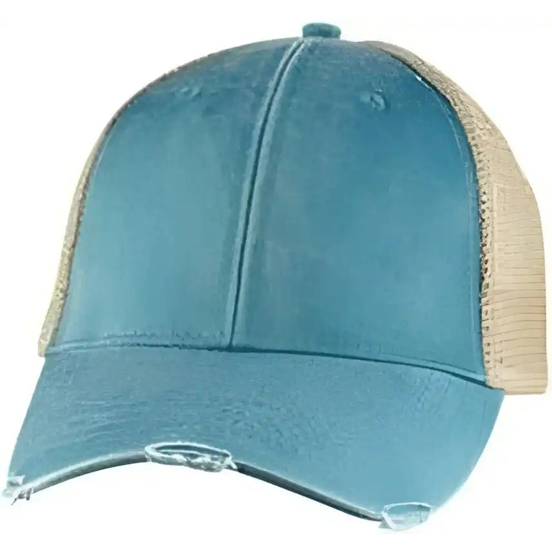 Adams OL102 Distressed Ollie Cap – Teal Tan