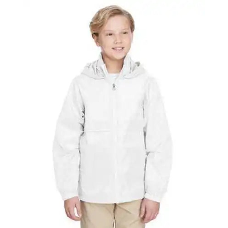 Team 365 TT73Y Youth Zone Protect Lightweight Jacket – White